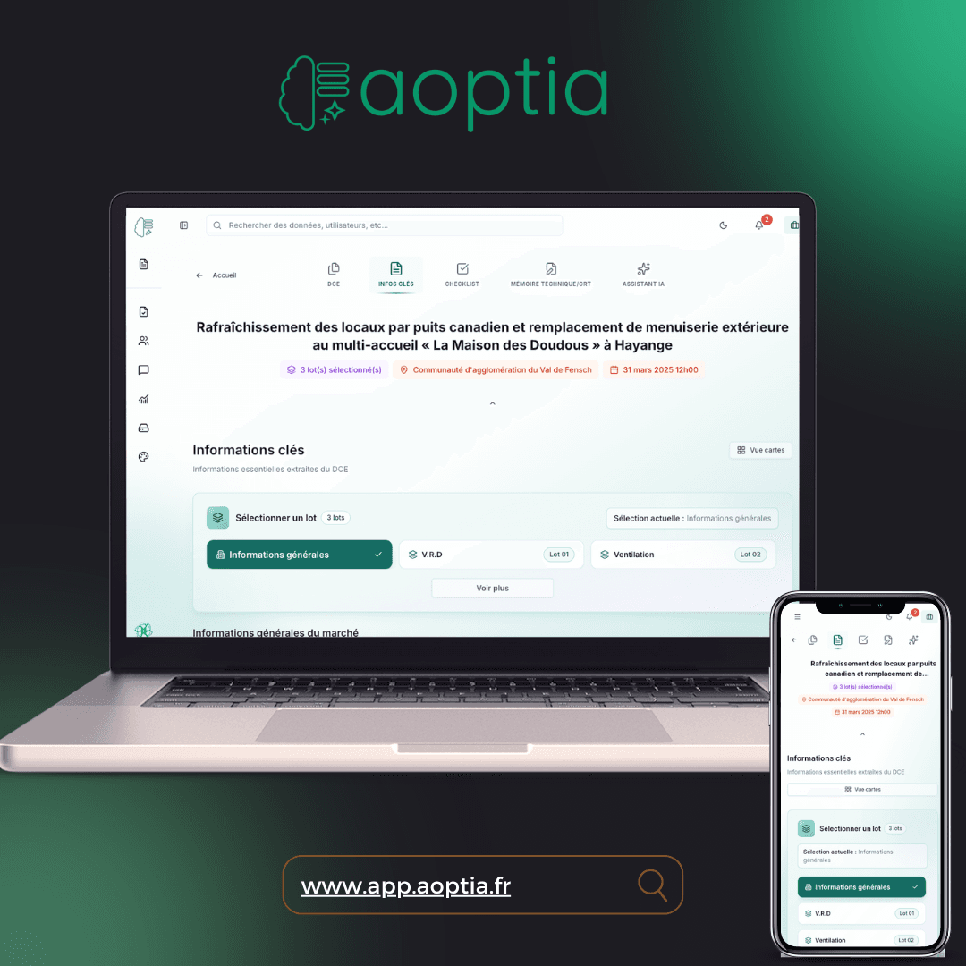 Aoptia - outil technique